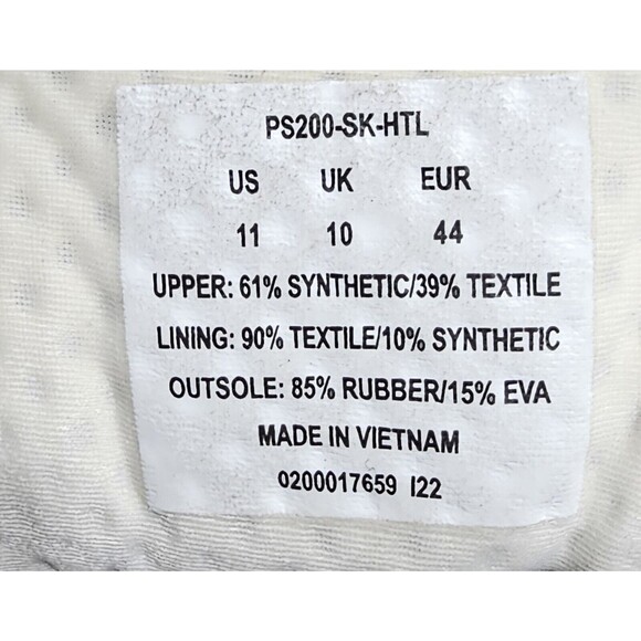 New Ralph Lauren Polo Sport White Black Red Men's Size 11 High Top Shoes PS100 - Picture 9 of 9